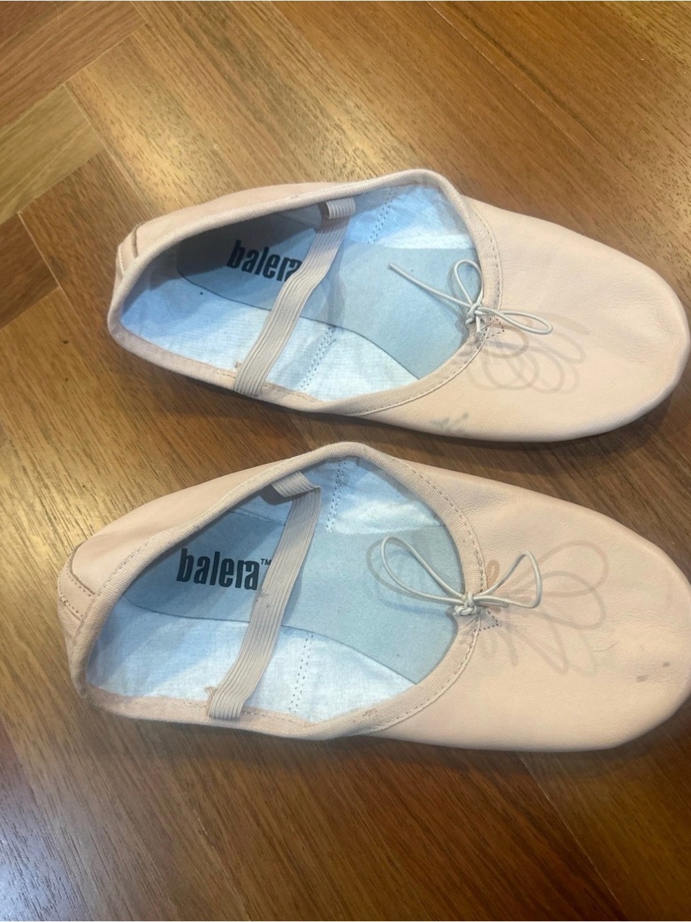 Pink Womens Ballet Slippers - Picture 2 of 5